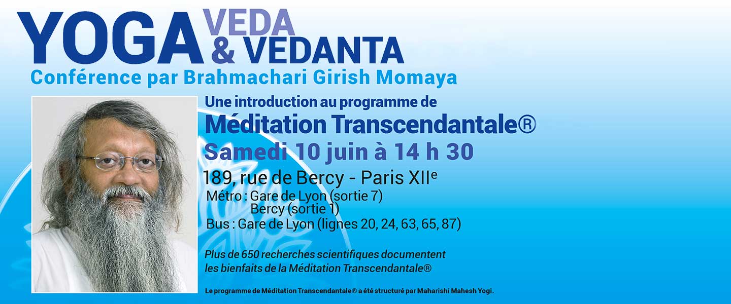 Girish Momaya - Conférence Veda Yoga Vedanta à Paris